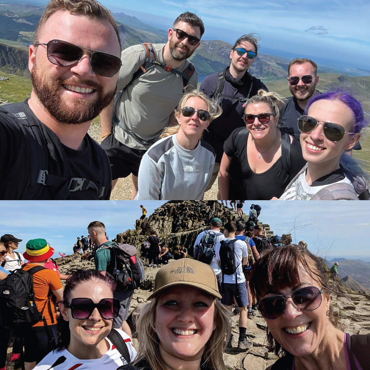 They did it! Well done to our colleagues who successfully climbed Snowdon at the weekend – raising a staggering £1,665 for @thewhatcentre and @BCWomensAid 🥾 🏔️. #Snowdon #CharityClimb
