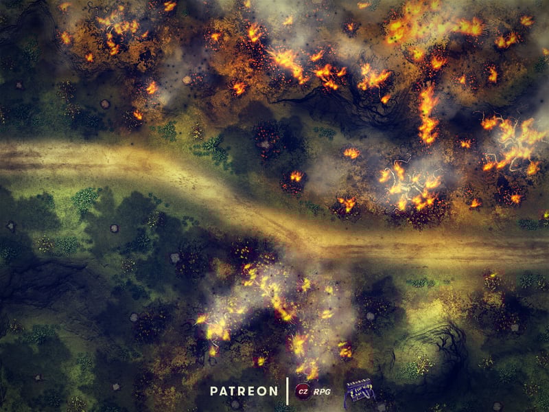 Well it's Monday. Here is a perfect Monday map. 🔥🔥🔥

Made with <a href="/inkarnaterpg/">Inkarnate</a>