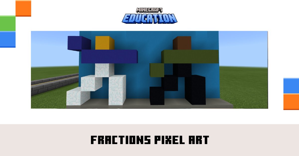 Is it a #math lesson? Is it an #art lesson? YES IT IS! This Minecraft Education activity brings math and art together like only #MinecraftEdu can. Learn more at msft.it/6017cjCy7