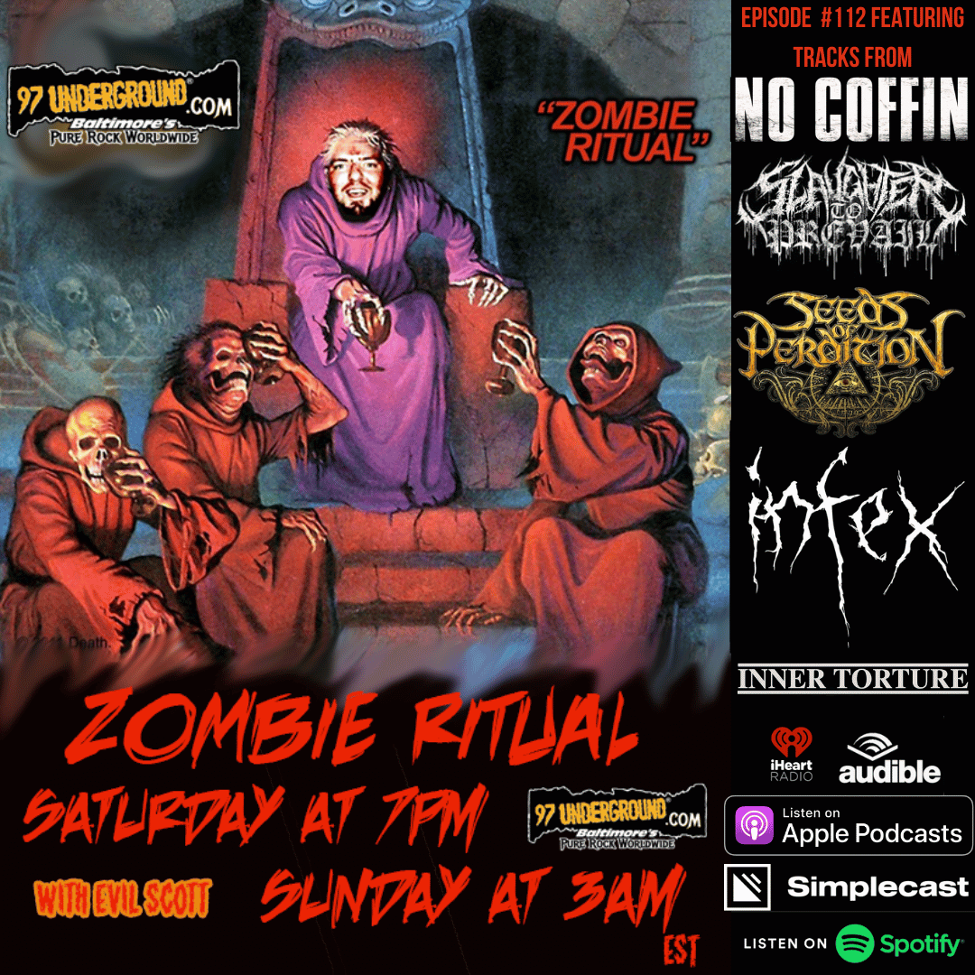 #episode 112 #StreamingNow w/tracks from @infex_thrash @STPmetal @AmonAmarthBand @cognitive_NJ @myMotorhead #Raider #SeedsofPerdition @DeathOfficial & more! Links in the comments @AsherMedia @ClawHammerPR @Skateboardmkt @hpgd666 @Metalcontraband @ITHERETWEETER1 @OldManMetalOG