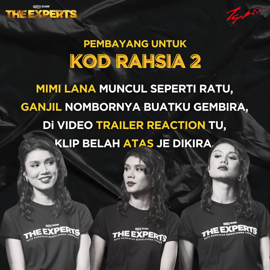 TGVCinemas's tweet photo. LAST CLUE MIN LANJE! ESOK DAH PENGUMUMAN PEMENANG! 🤩

Boleh refer posting yang ni, still sempat join the hype 👉 https://t.co/FYSqKrlwmp ! Good luck #TheExperts ! Kemon la, #KitakanExperts ! 🔥 

#BePartofTheExperts #SatuRompakanTerbesar https://t.co/oIXOCGvD0t
