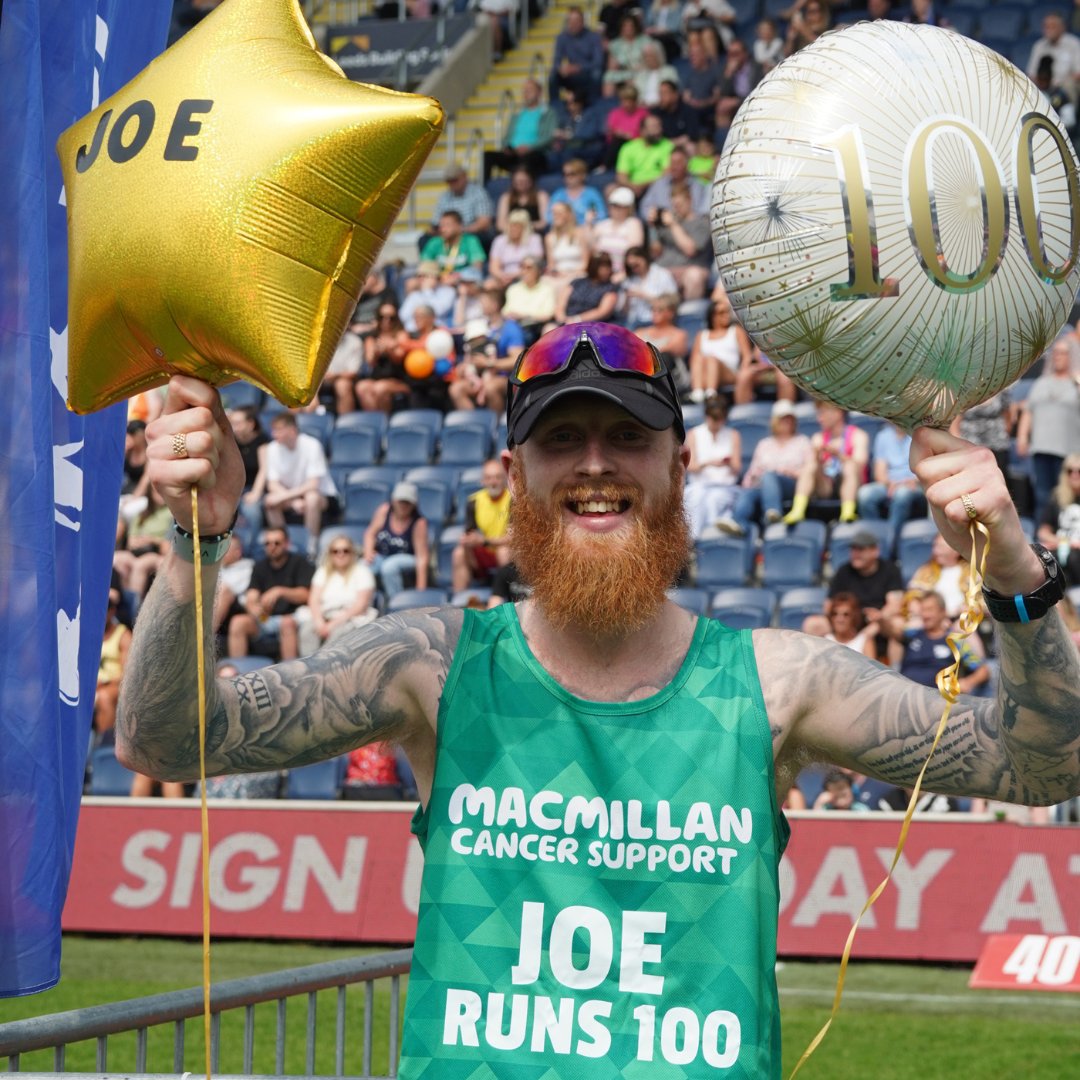 Congratulations to Joe who completed 100 marathons in 52 weeks to raise money for Macmillan Cancer Support. The Rob Burrow Leeds Marathon was his final marathon before completing his challenge. Well done Joe🤩

His JustGiving page is below👇
bit.ly/3UCoVef