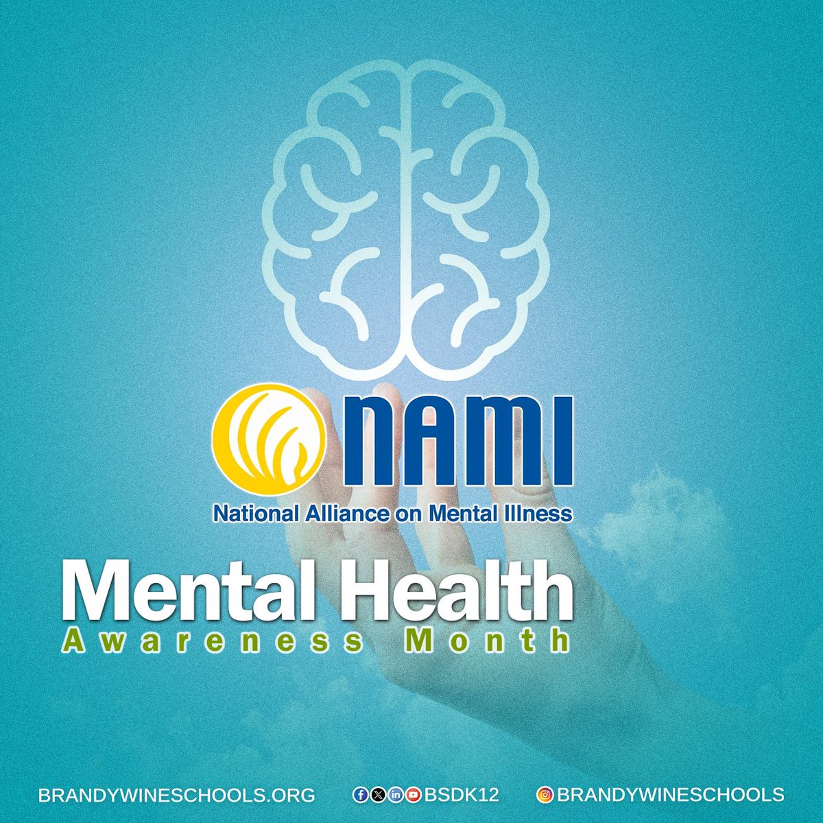 May is Mental Health Awareness Month. Mental health is just as important as physical health. This month, the National Alliance on Mental Health (NAMI) seeks to raise awareness about mental health & the importance of taking care of emotional well-being. #TakeAMentalHealthMoment