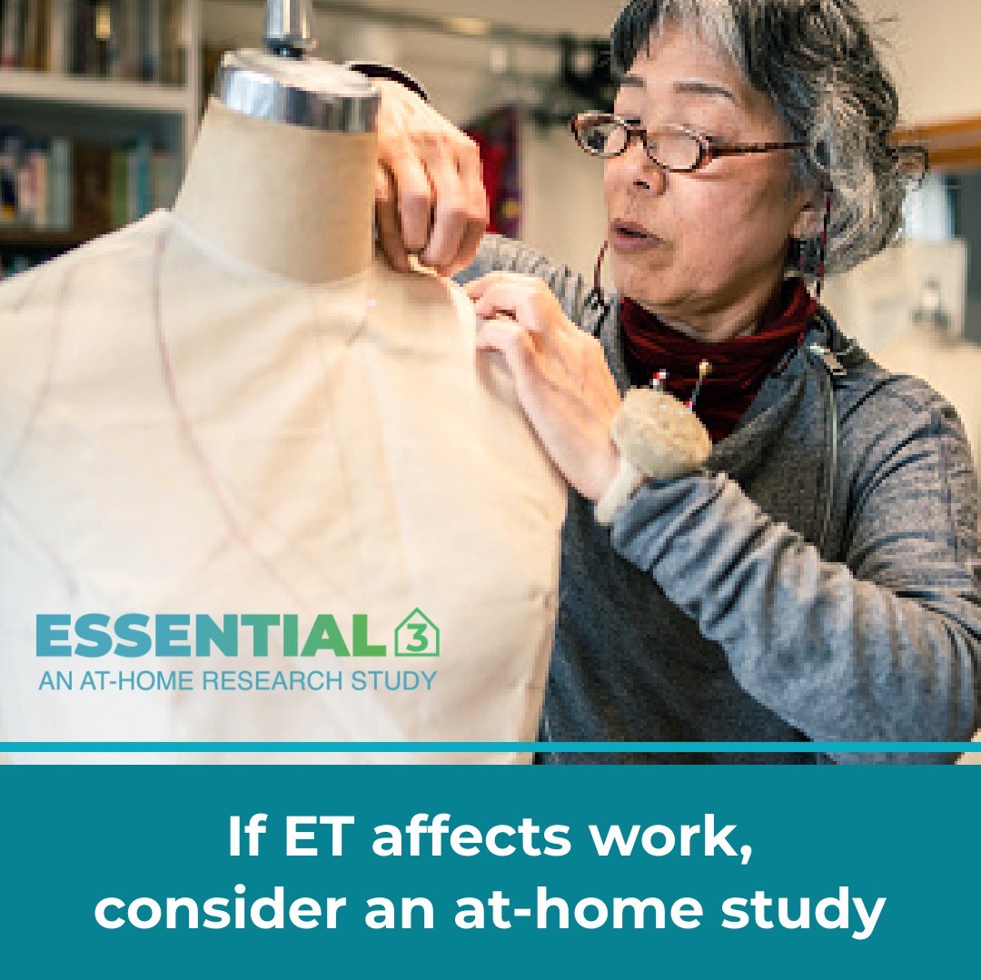 An at-home research study for people living with essential tremor is now enrolling. Learn more today: bit.ly/47i6QqF. #clinicaltrial #essentialtremor #MoreThanTremor #Essential3