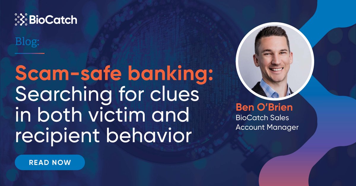 Benjamin O'Brien explains why financial institutions need to analyze both the sending and the receiving account to determine if a transaction is fraudulent, and how behavioral biometric intelligence can help banks do both of those things: okt.to/ZOW6lQ