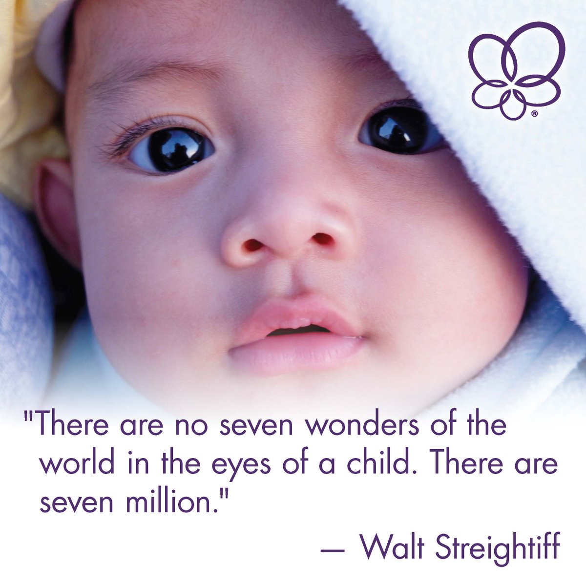 Let's take a cue from children and see the world through eyes that seek out goodness in everything. Today, let's challenge ourselves to find and appreciate the positive aspects of the world around us. #MotivationalMonday #NICU #Inspiration