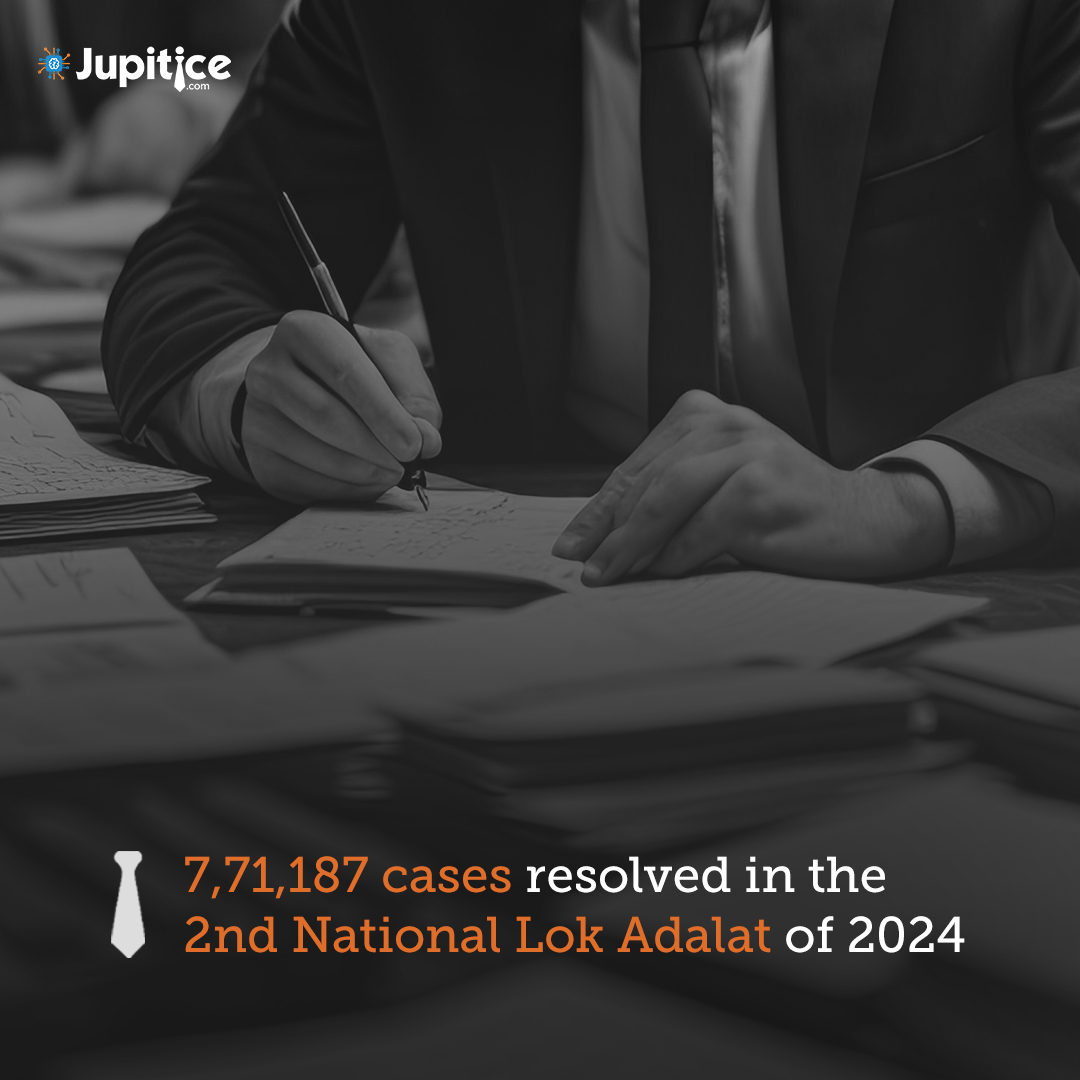 jupitice's tweet photo. The successful event underscores NALSA's commitment to offering equitable & accessible legal solutions, benefiting all segments of society.
#legalnews #legal #law #lokadalat #nationallokadalat #cases #courtcases #nalsa #legalsolution #adr #litigation #disputes #justice https://t.co/wsKwWdcu1f