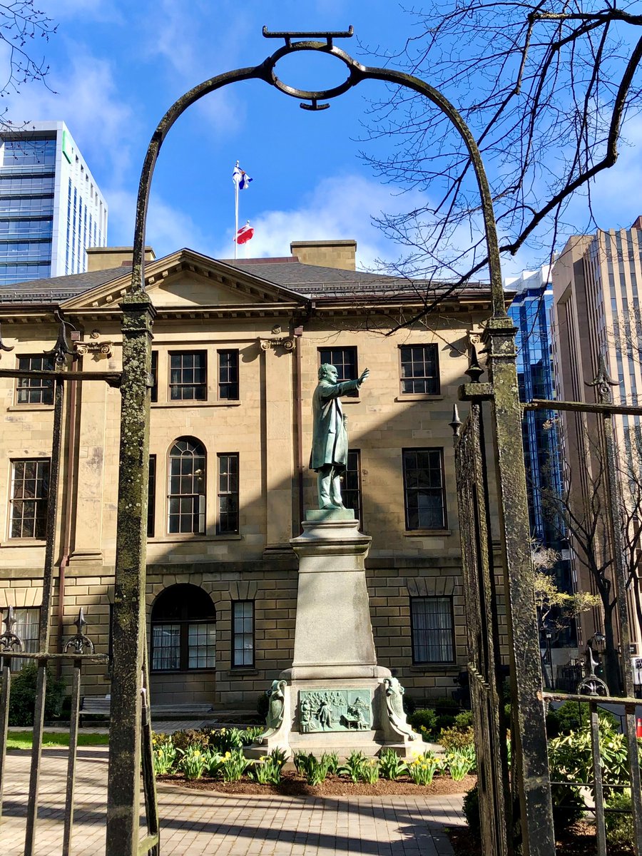 The Prince Street pedestrian gate is open for the season – come on in! While you’re here, stop in for a self-guided tour of Province House. Visitor information: nslegislature.ca/get-involved/v…