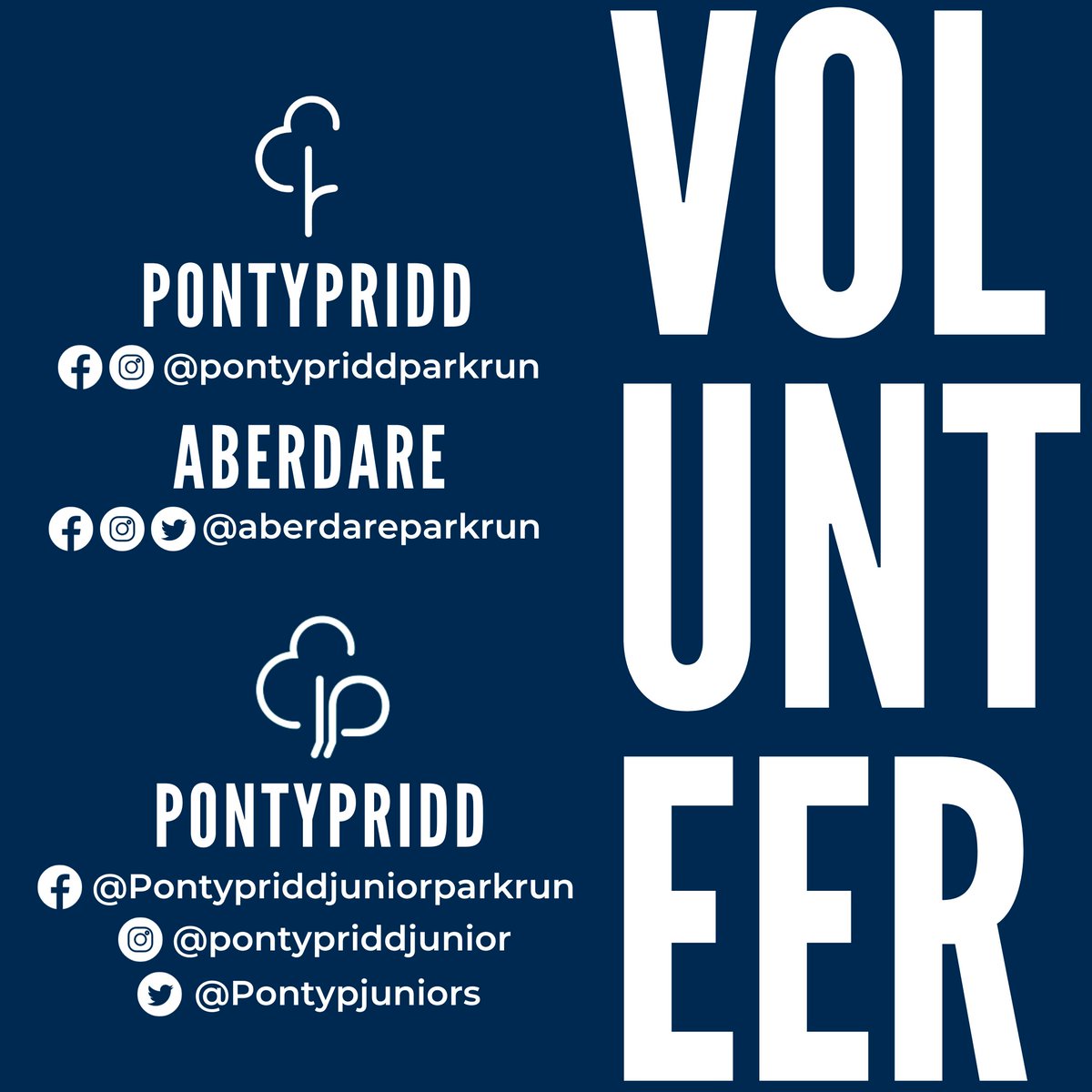 Are you looking to volunteer in your community? parkrun is 100% reliant on volunteers.. Aberdare & Pontypridd - every Saturday morning Pontypridd junior - every Sunday morning Contact them for details: @Aberdareparkrun / @Pontypjuniors