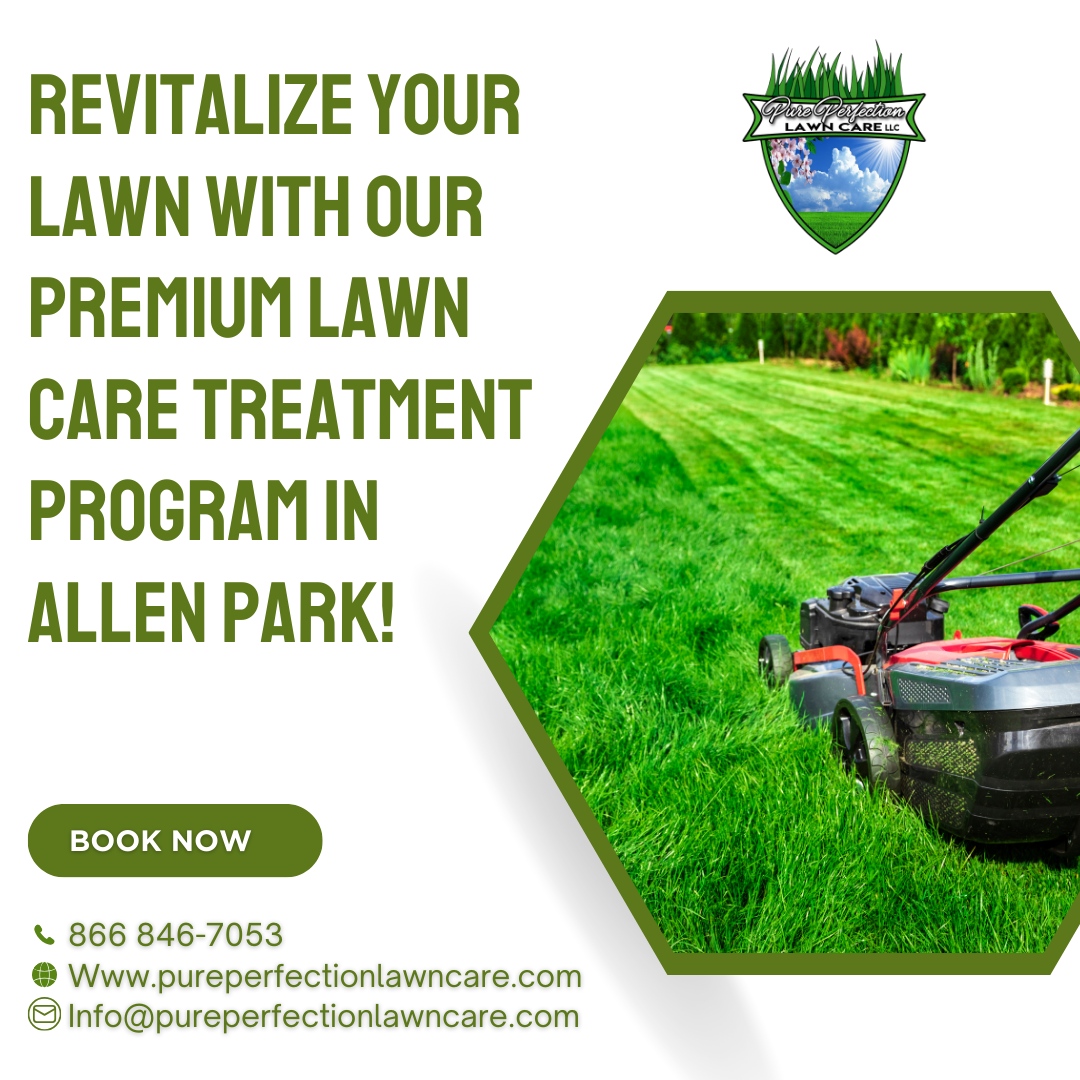 Contact us today! 🌱 Let's work together to achieve the green oasis you've always wanted!

🌐 pureperfectionlawncare.com
📞 866 846-7053
📧 Info@pureperfectionlawncare.com

#PurePerfectionLawnCare #lawncare #landscaping #lawn #lawnmaintenance #landscape #grass