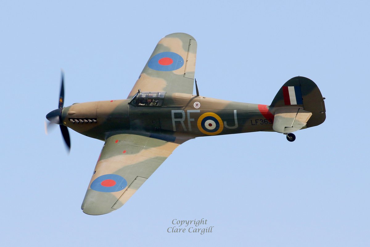 The @RAFBBMF Hurricane LF363 and @BBMF_Sugden yesterday @ShuttleworthTru Best of Britain Show