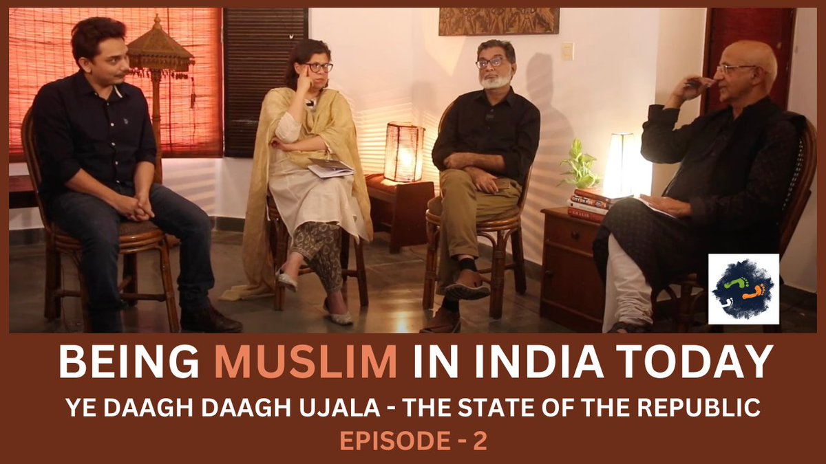 'If you could turn the clock back, what would you advise your forefathers who had chosen to stay in India in 1947,' asks @harsh_mander Lawyer #ShahrukhAlam and writers @ziyaussalam and @zeyadkhan talk about being Muslim in India today #WATCH: youtube.com/watch?v=yctp6Z… @scroll_in