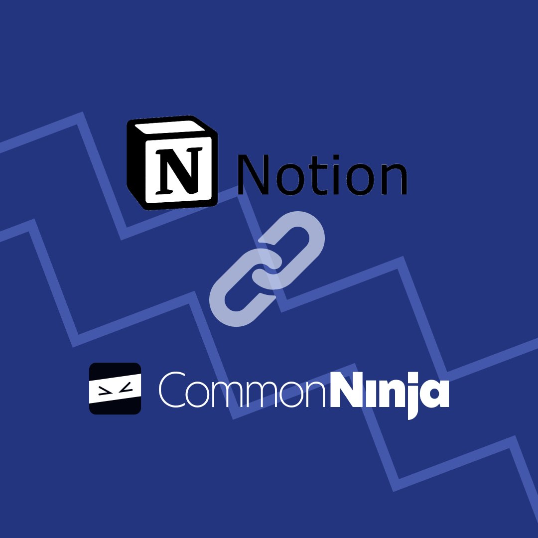 CommonNinja's tweet image. We’re here to make your life ✨easier✨
Common Ninja and @NotionHQ integration will let you add all the organized data from your Notion tables to some of the Common Ninja website widgets🤩🤌🏻 Now you don’t have to do double work!😳

#notionintegration #commonninja #notion