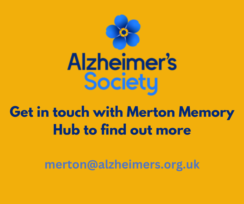 It is #DementiaActionWeek. Merton is working to get everyone talking about dementia. Understanding dementia symptoms is very important for early diagnosis and supporting loved ones with the condition. For more information, get in touch with merton@alzheimers.org.uk. #DAW_Merton