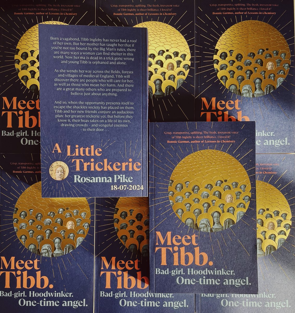 In Rosanna Pike's utterly audacious debut novel, #ALittleTrickerie, loveable protagonist Tibb - bad-girl, hoodwinker and one-time angel - wends her way across medieval England. SO, this week we're wending our way across England too, introducing Tibb to booksellers!