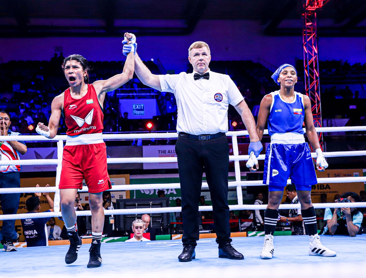 Reigning world champion @nikhat_zareen (52kg) began her campaign with a convincing 5-0 win against Kazakhstan’s Rakhymberdi Zhansaya on the opening day of the Elorda Cup 2024 in Astana, Kazakhstan on Monday. Minakshi (48kg) also made her way into the next round with a 4-1…