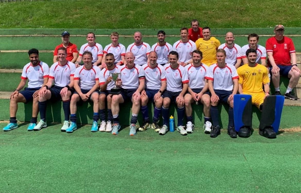 Congratulations to Mr Fauceglia and his England Hockey Over 40's Team on retaining their trophy this weekend at the Home Nations Hockey Tournament. The results: England O40s 4 - 0 Wales O40s, England O40s 5 - 2 Scotland O40s and England O40s 5 - 3 Ireland O40s. #EnglandHockey