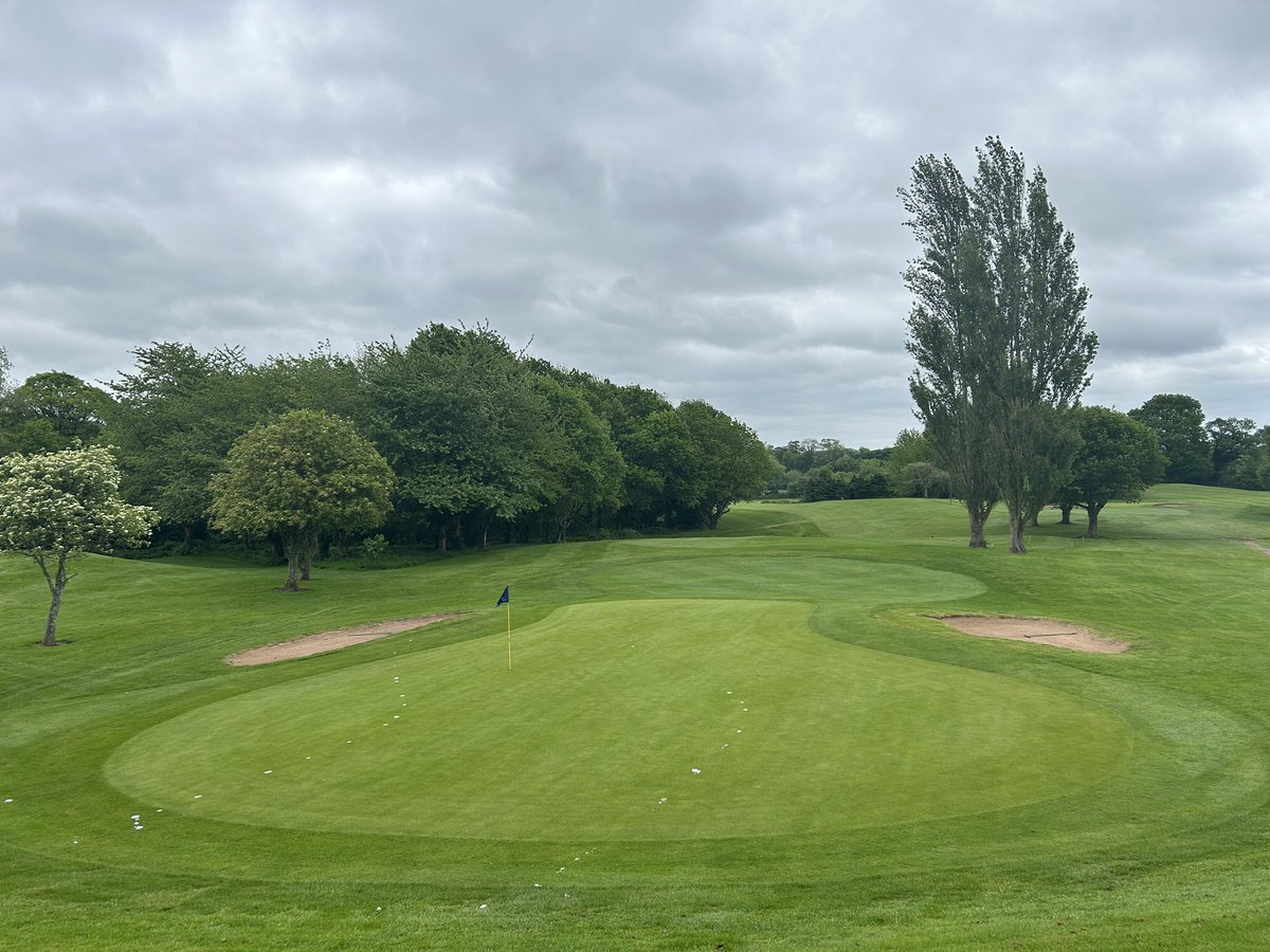 Greens ironed, sprayed @AgrovistaAMNTY essential 1.0.1, ukelp & residuce @GBRTechAmenity molasses & fish @terralift Rocastem 💥tees double cut, blown, 21-5-6 applied followed by Aquazone, tierra boost & humic @MonmouthshireGC @CallumHutchTurf @Nathan_Scarff90 @Marc12534024