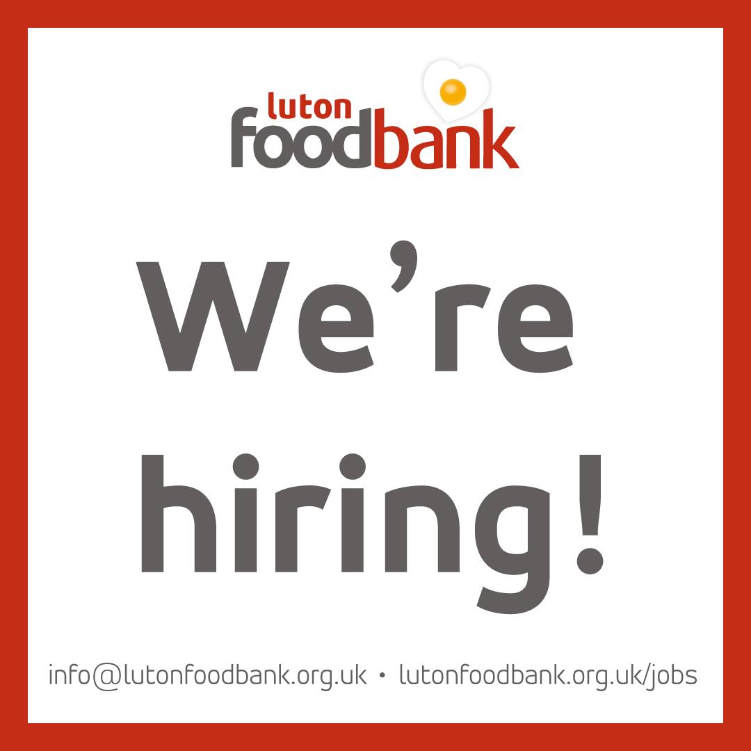 We have an exciting new role for Information Signpost Advisor to share. See lutonfoodbank.org.uk/jobs for details & application form.