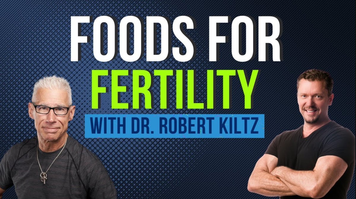 Infertility is a growing problem for many. What if food was the major cause? Dr Robert Kiltz's Fertility Diet interview... Watch: youtube.com/live/GoFvNmX0A…