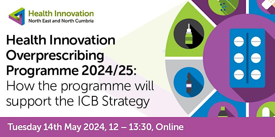 Don't miss the Overprescribing Community of Practice! Find out how our new Overprescribing Programme for 2024-25 will support the @NENC_NHS Strategy. 📅 14th May 2024 ⏰ 12:00-13:30 Register ➡️ bit.ly/3UaNvD0