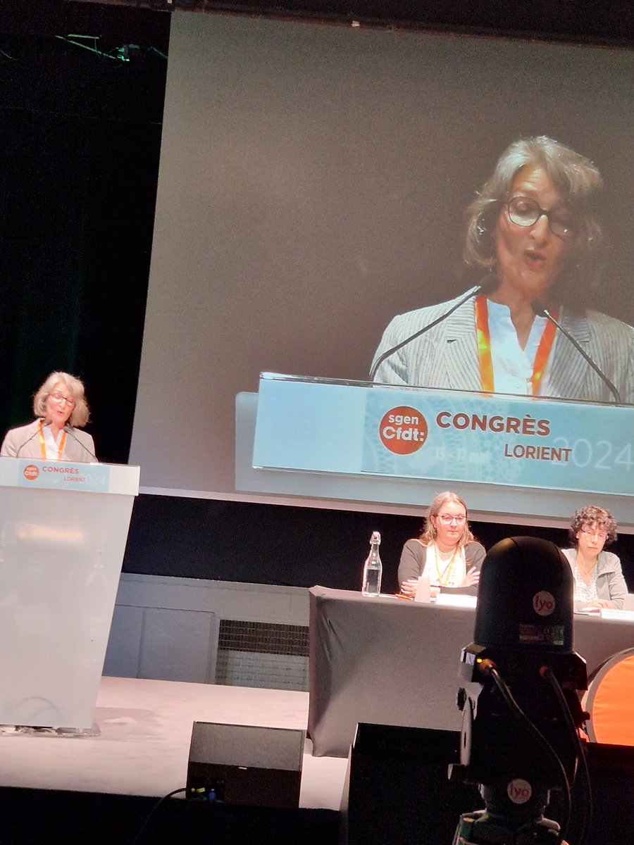 'Les tentations de mettre sous coupe réglée les universités ne sont pas acceptables ... ' @CNaveBekhti @SgenCFDT @CFDT #congres2024