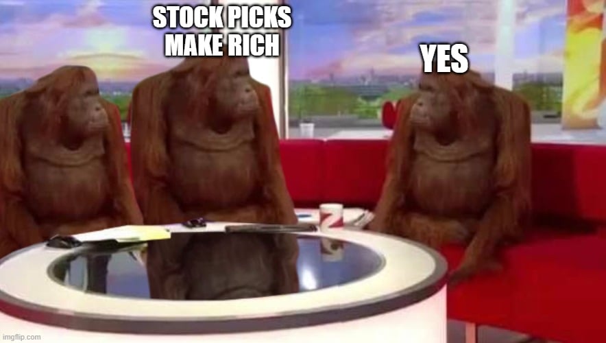 ArmyOfDegens's tweet photo. Sometimes being an ape isn't so bad... #Armyofdegens #Degenstocks https://t.co/0qJGo5bpJw