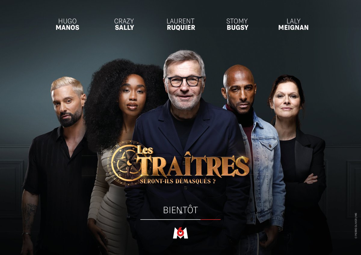 M6 commence à dévoiler le casting #LesTraîtres, qui sera composé de 20 célébrités, et confirme Hugo Manos, Laurent Ruquier, Crazy Sally, Laly Meignan et Stomy Bugsy. 

Pour rappel, le voici en quasi intégralité (il y a aussi Romain Puértolas à rajouter dans la liste) 📺