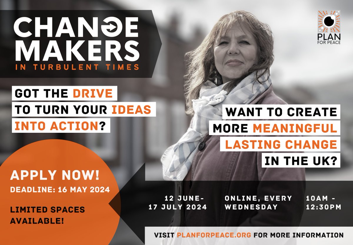 Have you got the drive to turn your ideas into action? Do you want to create more meaningful lasting change in the UK? If so, apply now for the Change Makers in Turbulent Times programme! Find out more: orlo.uk/5CL88