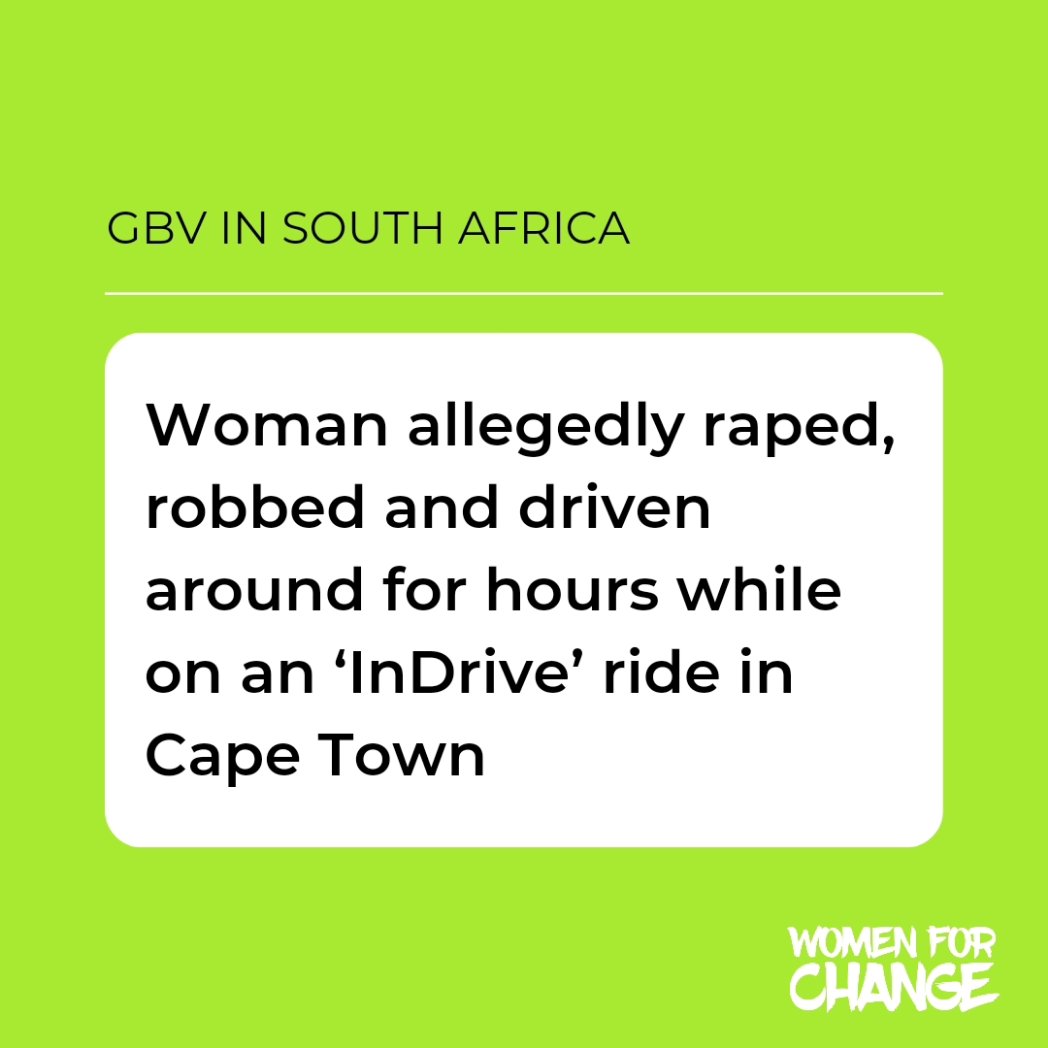 A woman, 21, was raped and robbed after allegedly ordering an ‘InDrive’ vehicle on 10 May 2024. The woman requested the e-hailing from her workplace in Bellville. When the driver arrived, he instructed her to sit in the back seat. While they were traveling towards her…