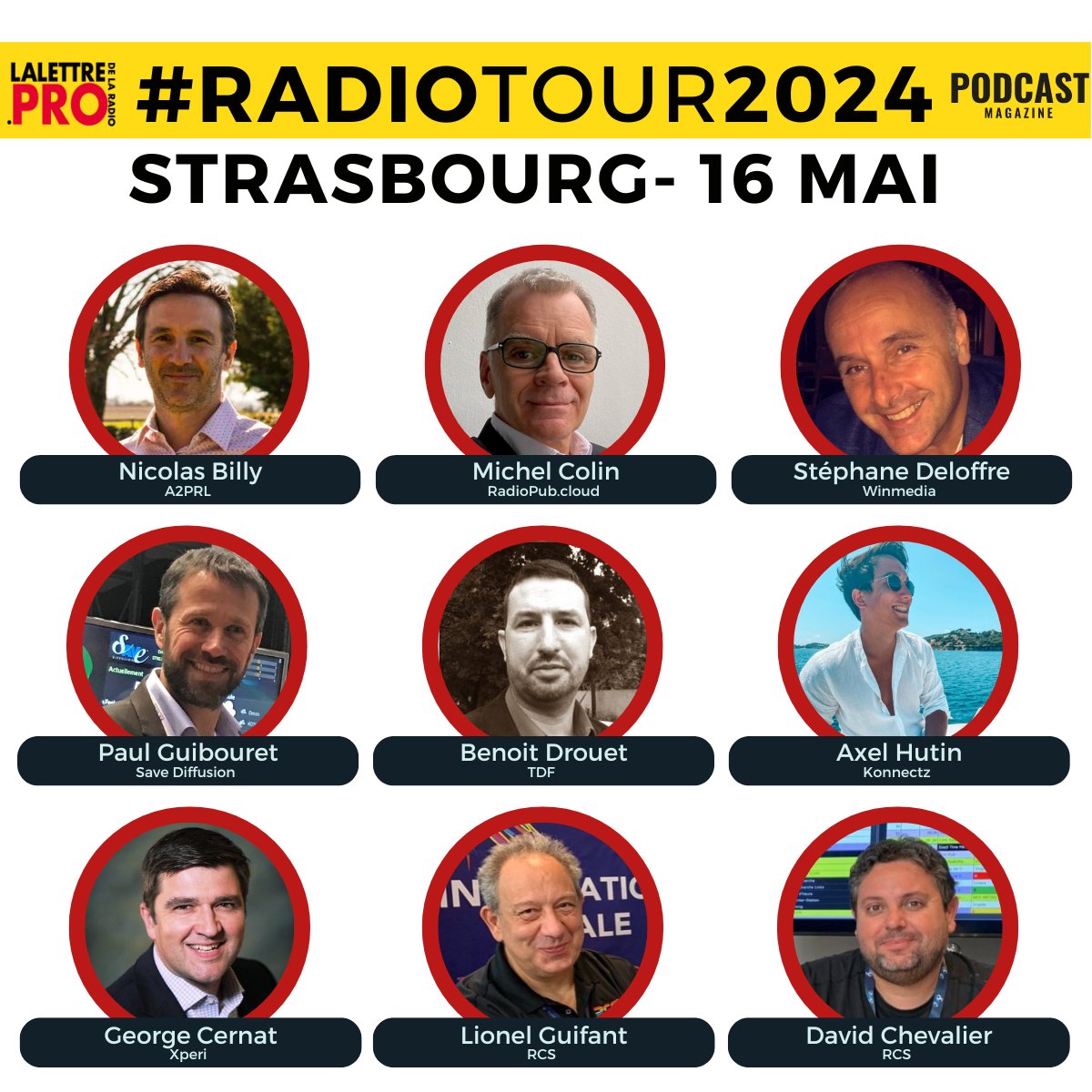 Une nouvelle étape du #RadioTour à Strasbourg, ce jeudi 16 mai à partir de 08h30. Pour télécharger maintenant votre badge d'accès gratuit : lc.cx/Vfp63x