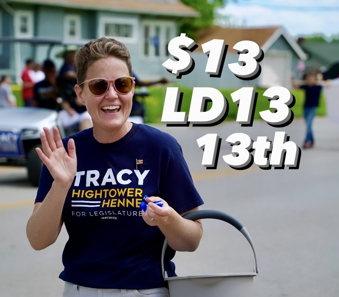 I’d be remiss if I didn’t make my monthly post today on the 13th. Even on the eve of the primary election, my dedication in this campaign remains unwavering. I ask for your support with a request for a $13 donation to my campaign in #LD13 🇺🇸 🗳️ donate at TracyForNebraska.com