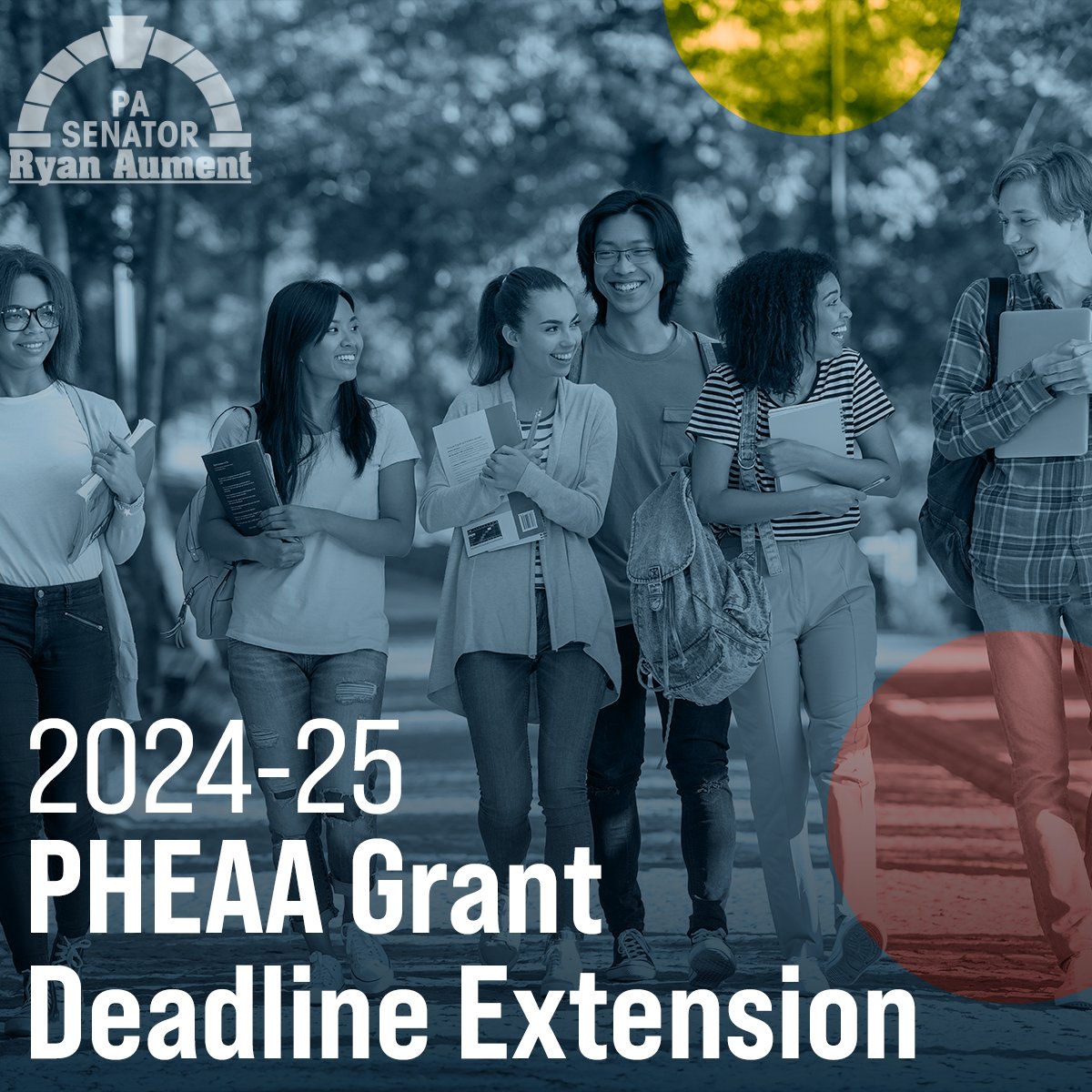 Students applying for the @PHEAAaid PA State Grant Program now have until June 1 to get their FAFSA applications in. This college aid deadline was pushed back a month following delays at the federal level. Learn more: bit.ly/4aWTa6H