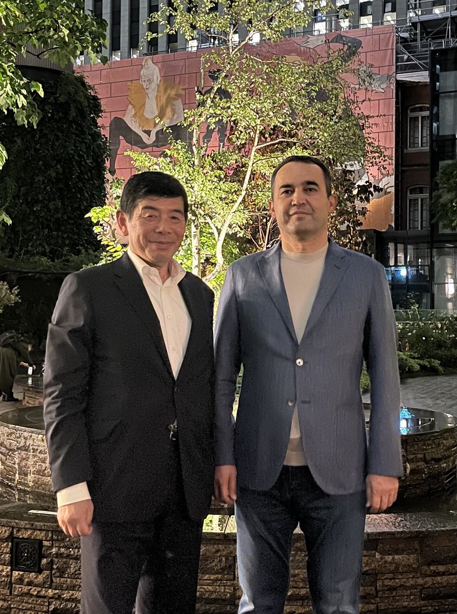 Kunio Mikuriya (@kuniomikuriya) on Twitter photo Enjoyed talking with an old friend, Akmalkhuja Mavlonov, the Chairman of the Uzbekistan Customs who is visiting Tokyo. <a href="/uzembassyjapan/">Embassy of the Republic of Uzbekistan in Japan</a> Enjoyed talking with an old friend, Akmalkhuja Mavlonov, the Chairman of the Uzbekistan Customs who is visiting Tokyo. <a href="/uzembassyjapan/">Embassy of the Republic of Uzbekistan in Japan</a>