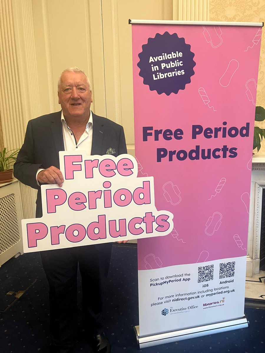 A proud and humbling moment for me as the provisions of our Private Members Bill become reality today. Thank you to everyone who worked to make the Period Products (Free Provision) Act (NI) 2022 a reality. A huge step forward.