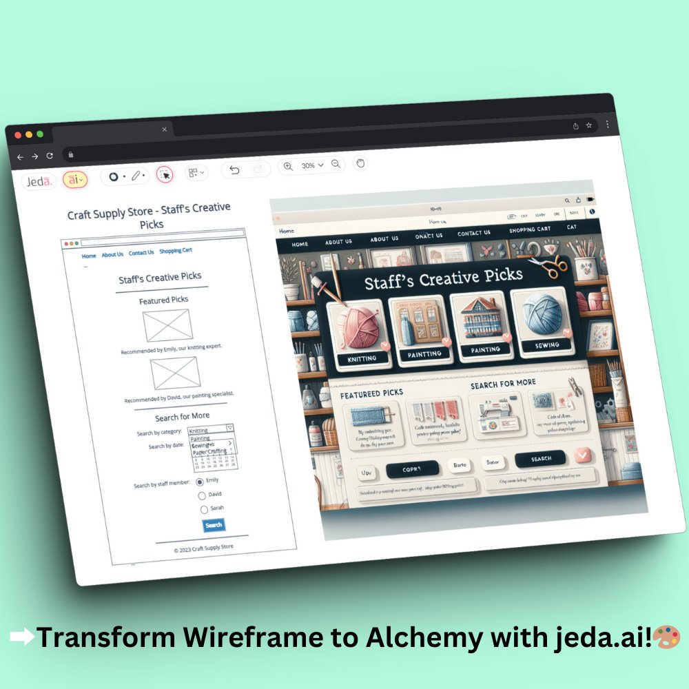 🚀 Embark on a Creative Journey: Redefine Possibilities with Alchemy by Jeda.AI!    

➡️Visit now at jeda.ai/generative-ai-…

#JedaAI #AIAlchemy #AIArt #Analysis #Wireframe #VisualPrompt