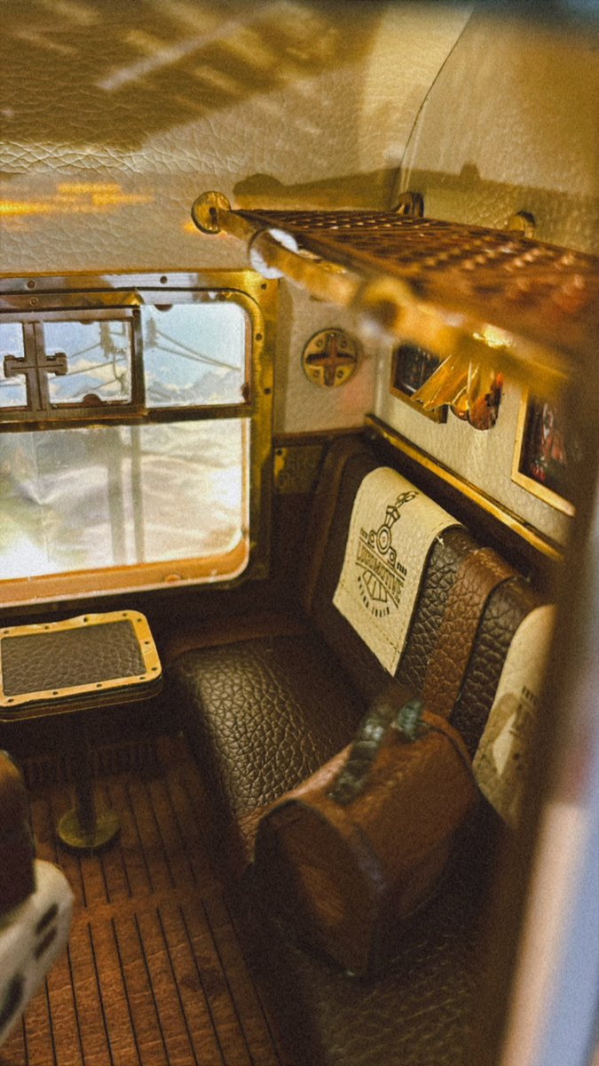 1940lar tren kabini booknook için dm💌🤎🚂