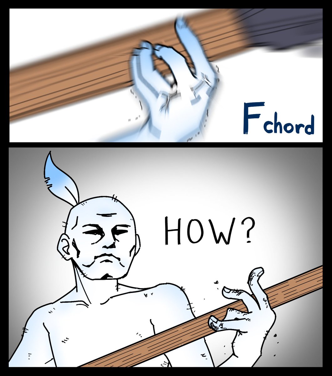 ' F chord. '

🎸🎸🎸
#Ikenography