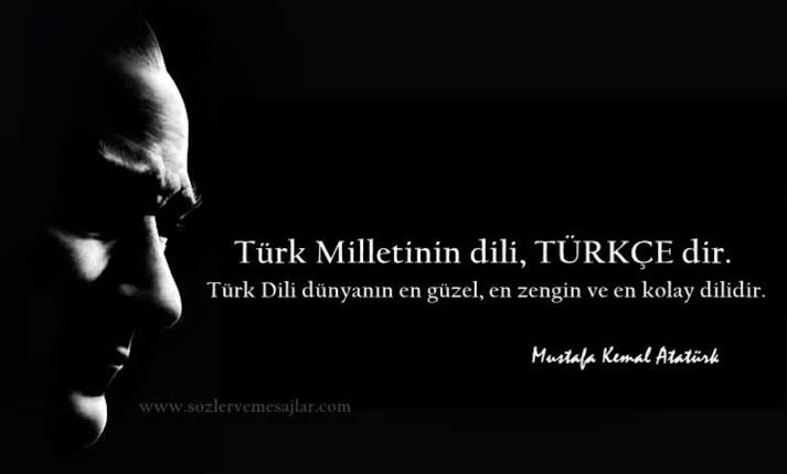 “Millî duygu ile dil arasındaki bağ çok kuvvetlidir.Dilin millî ve zengin olması, millî duygunun gelişmesinde başlıca etkendir. Türk dili, dillerin en zenginlerindendir, yeter ki bu dil bilinçle işlensin”
#MustafaKemalAtatürk

#TürkDilBayramı Kutlu Olsun🇹🇷
#NeMutluTürkümDiyene 🇹🇷