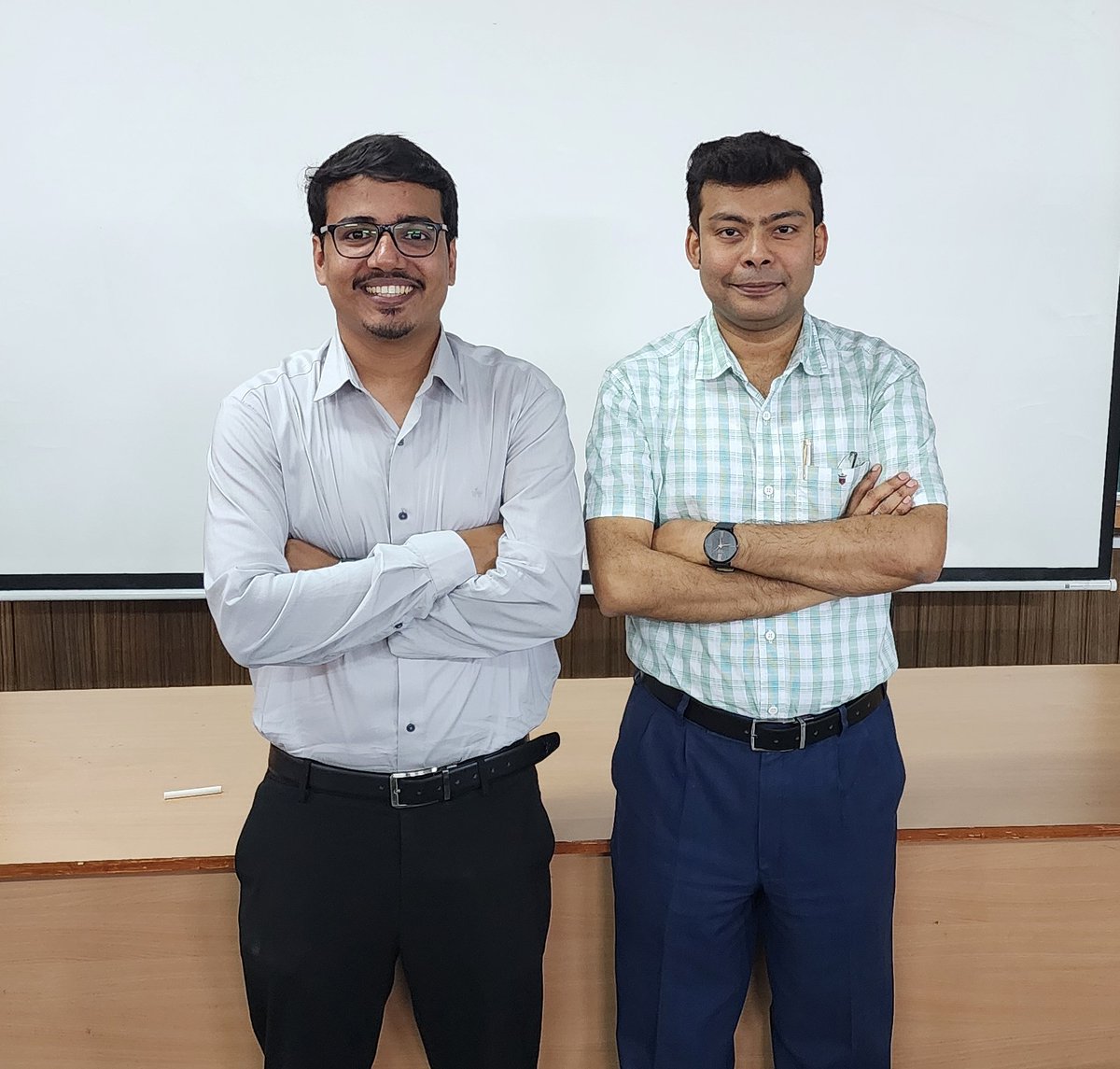 SamratLabMohali's tweet image. Today my 14th PhD student Ashish Joshi @AshishJ87810510 (now Dr. Joshi) defended his PhD thesis with flying colors. Thanks to Amit Chattopadhyay @amit_gpcr (joined from CCMB Hyderabad) for serving as the examiner &amp;amp; @MahakSharma23 &amp;amp; Anand Bachhawat as the thesis committee members.