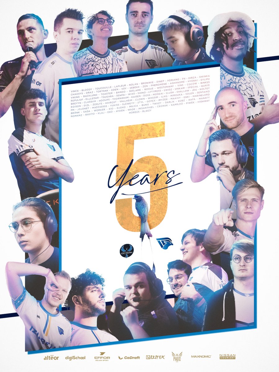 Aujourd’hui, nous fêtons les 5 ans de la structure ! 5 ans d’histoire, de passion, et de compétition.🎂 Les prochaines pages de cette aventure s'annoncent existante. Ensemble, nous écrirons l’histoire. Merci pour le soutien la famille 💙 #Dreamtogether