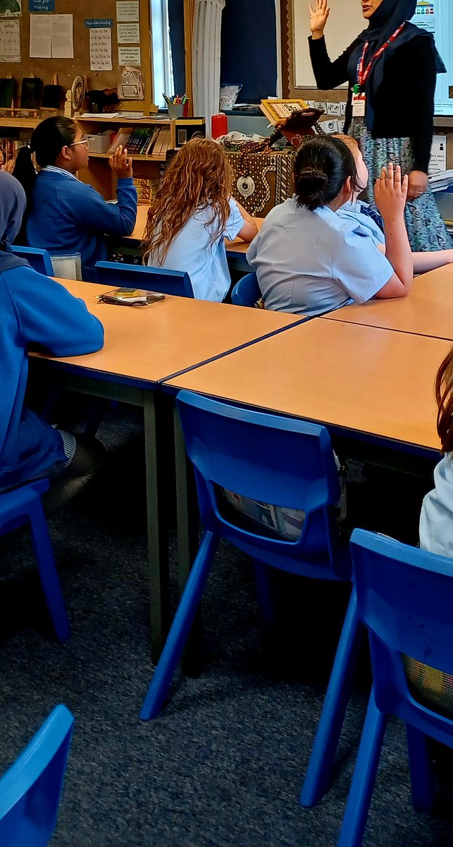 Fatima @FagleySchool  
The children were outstanding and engaging in today's visit. The children learnt about the Five Pillars of Islam and how it impacts on Muslims on a day to day basis. Being the best version of yourself by being kind, generous and spreading peace.
#Connected