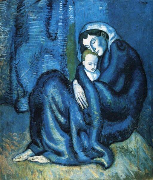 Pablo Ruiz Picasso Mother and Child, Maternité or The Sad Mother, 1901 Oil on canvas Harvard Art Museums, Cambridge