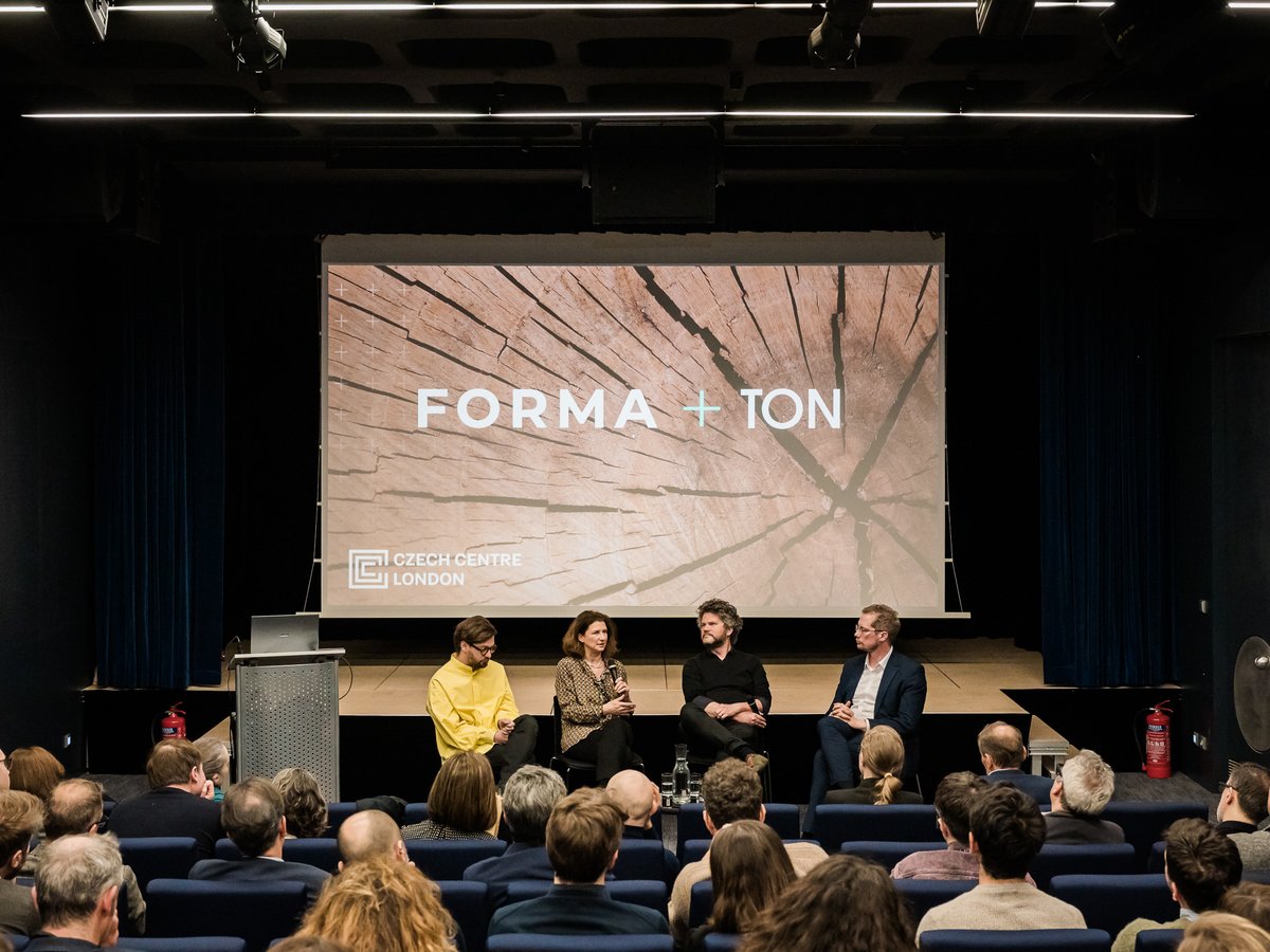 So pleased we were able to co-organise this presentation and panel discussion on #sustainability by the renowned Czech furniture maker @TON_chairs and the network of Italian placemakers FORMA. Here are a few photos from the evening. Photos: Francesco Russo