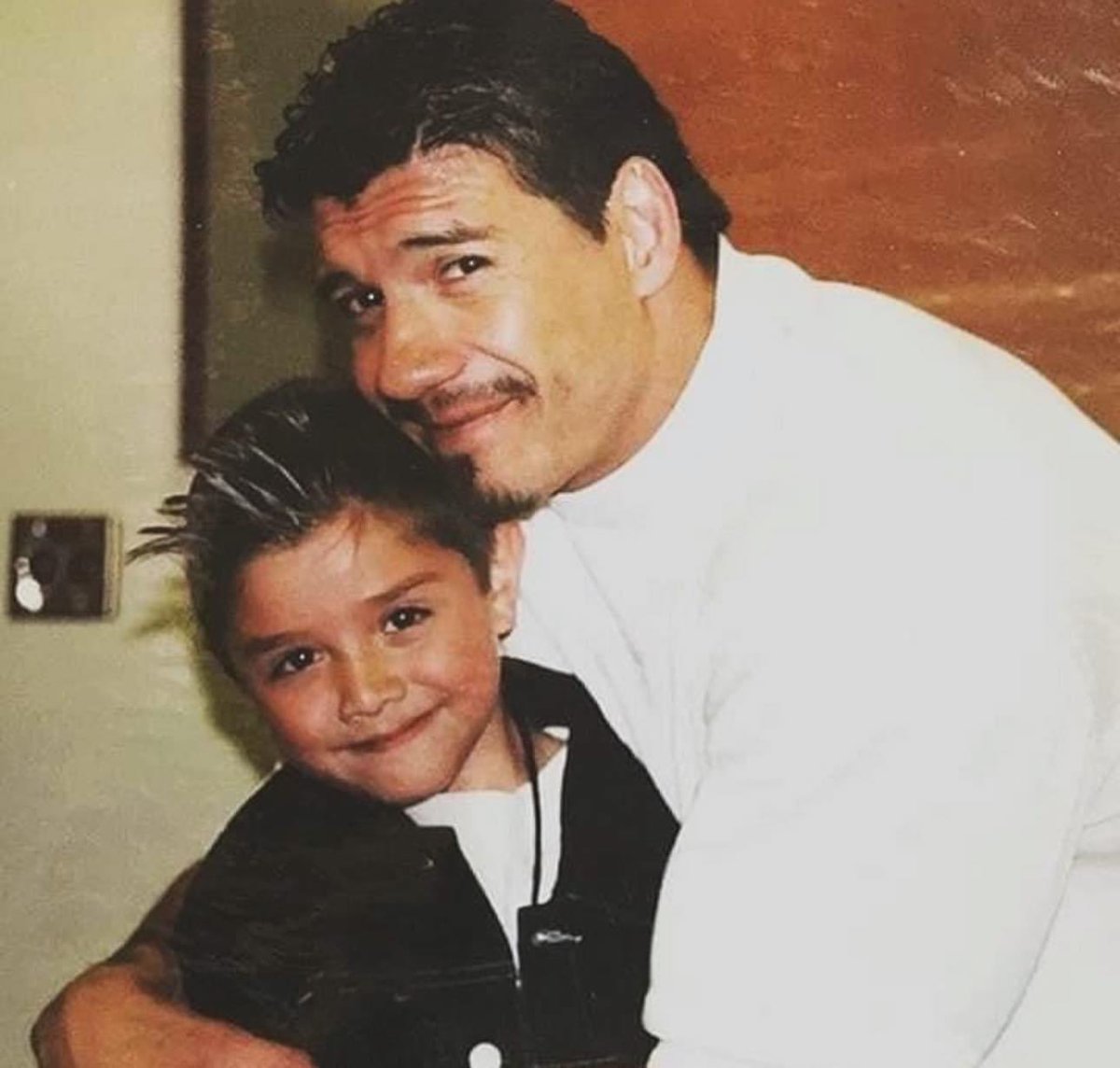 #EddieGuerrero with a young #DominickMysterio