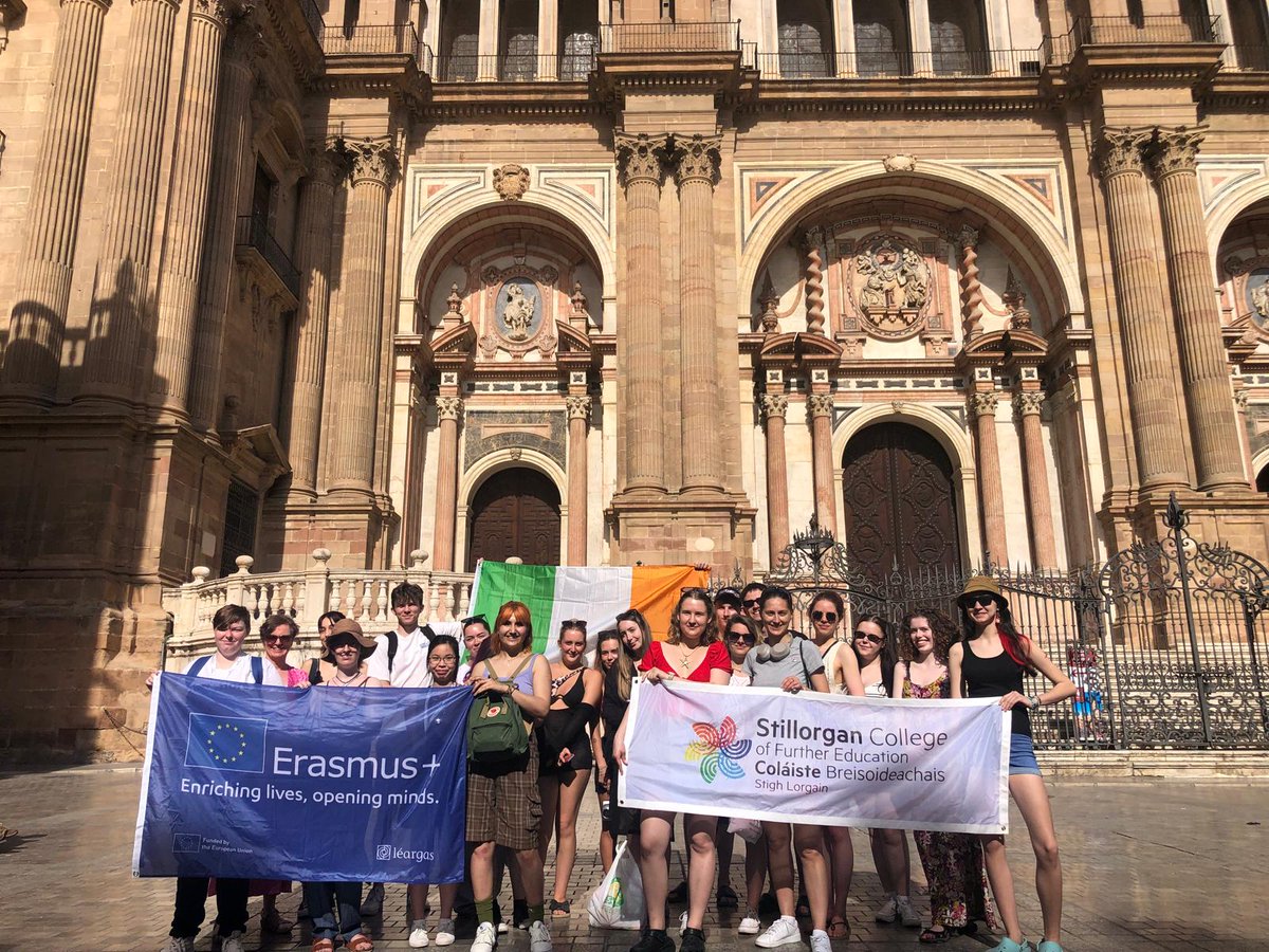 Our students having a great experience on their Erusmus+ mobility to Malaga, Spain. A fantastic opportunity for students to experience a different culture and to gain some valuable work experience. #Erasmus #Europe @ThisisFet @ddletb @Leargas