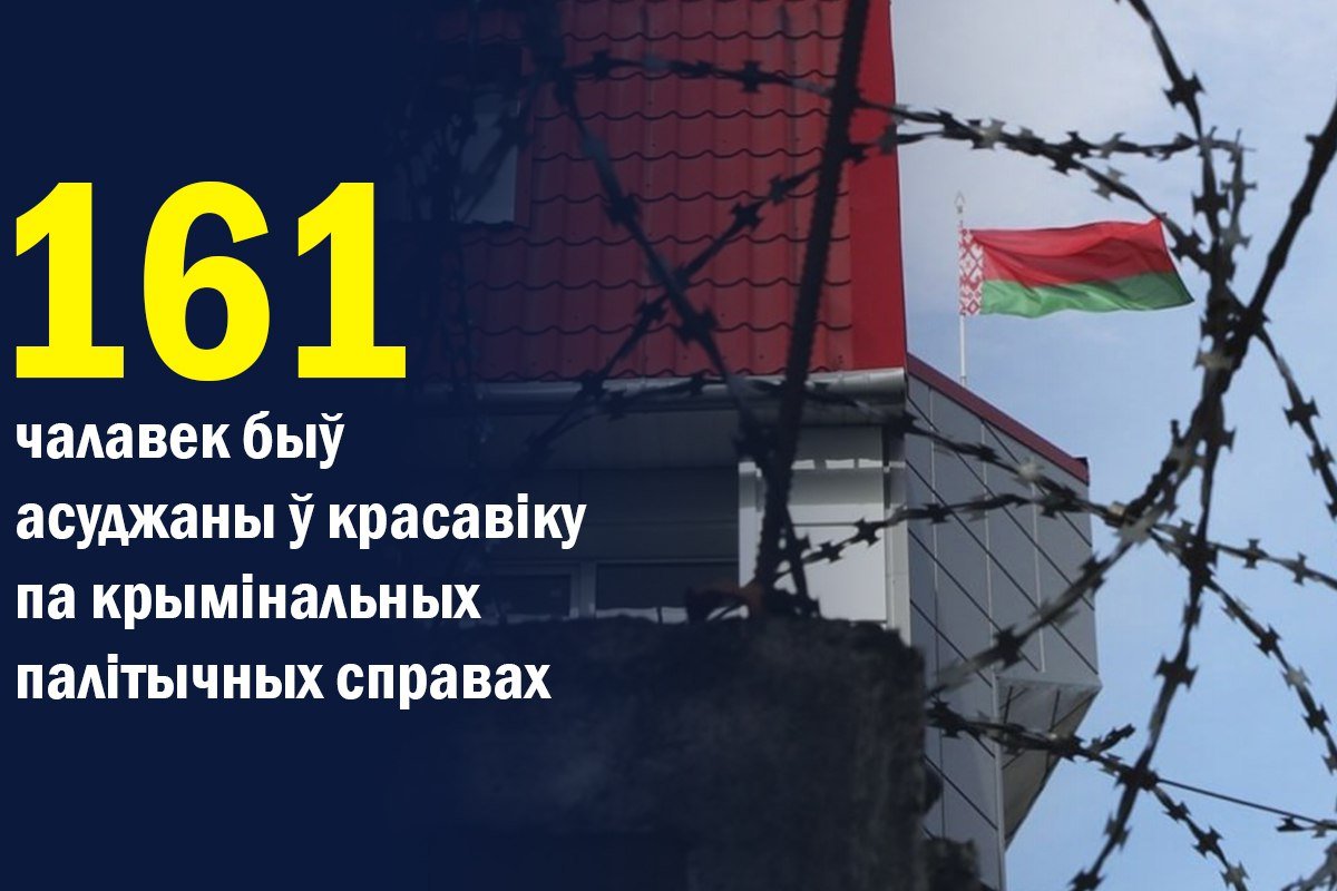'Vjasna': aprīlī #Baltkrievijā politiski motivētās lietās notiesātas 50 sievietes un 111 vīrieši. Viena 'tiesas' sēde nenotika, jo baltkrievs Aļaksandrs Kuļiņičs pirmstiesas ieslodzījuma iestādē nomira jau pirms soda piespriešanas.

#Belarus #FreeAllPoliticalPrisoners