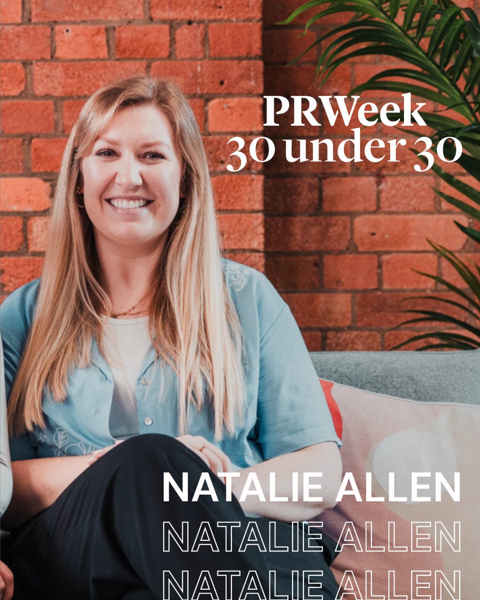 This year’s @prweekuknews 30 under 30 is in and we’re extremely proud to say that our very Account Director and PR Queen, @NatalieallenPR, has been acknowledged in this list! This recognition is a testament to Natalie’s skill, strategic advice, and incredible mentorship. 🎉