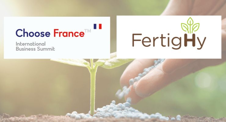 Congrats to @FertigHy selecting #HautdeFrance to build 1st plant producing low-carbon #fertiliser at #ChooseFrance Summit today 🇫🇷🌾 🏭The plant will produce 500,000mt/yr #MadeinEurope from 2030 w/ #renewable & low-carbon #electricity More here shorturl.at/frxIP