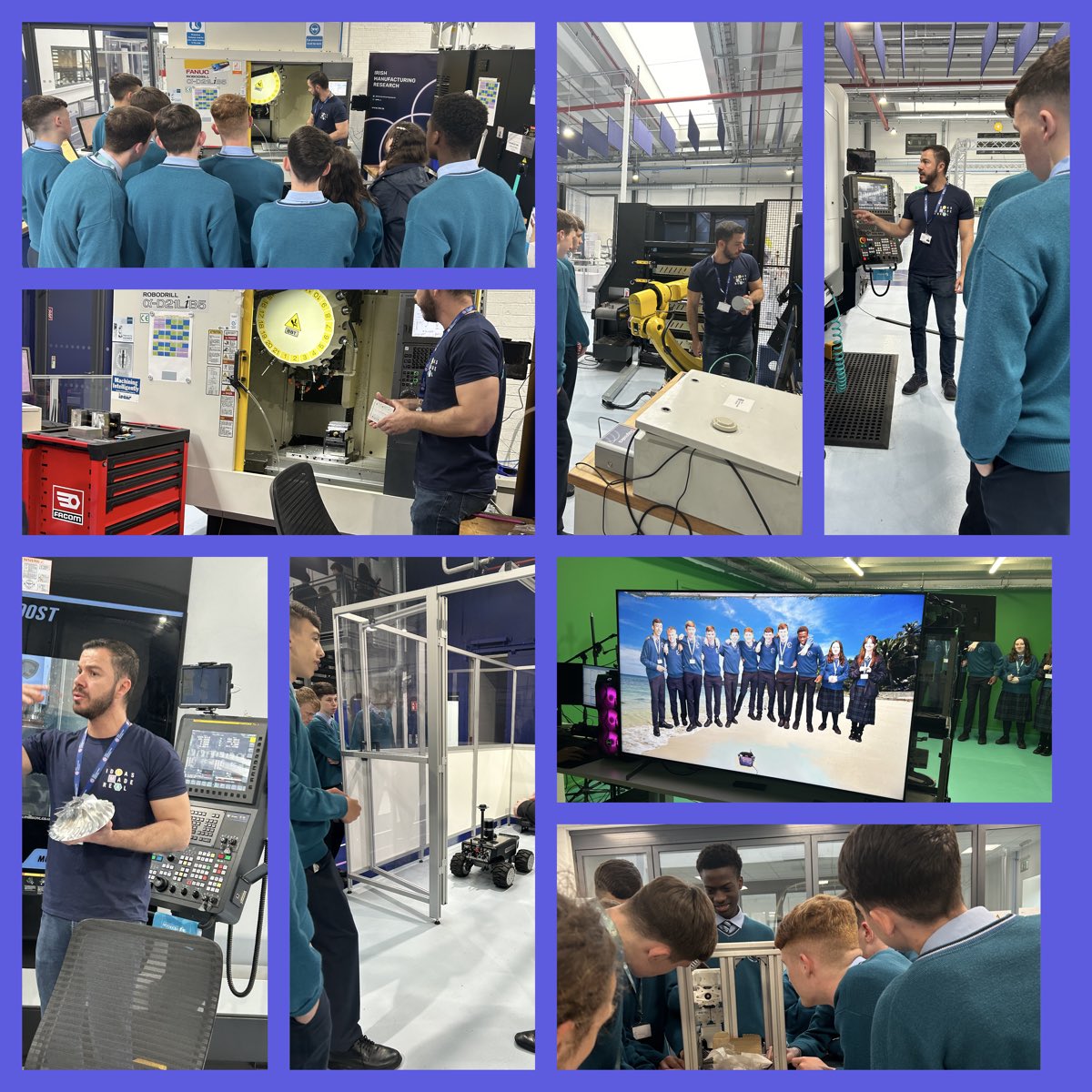 Big thank you to the staff in @IMR_ie for showing our TYs around their facility in Mullingar today 🤩 #robotics #engineering #manufacturing #careersinstem